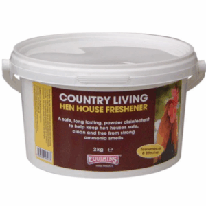 A safe long lasting powder disinfectant to keep hen house and other small housing fresh. Keep those ammonia smells away.