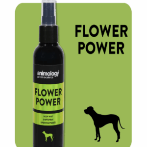 Flower Power, by Animology, is a fragrance mist for dogs with long-lasting notes of Rose and Jasmine.

No Alcohol
No Sulphates
No Parabens
No Silicones