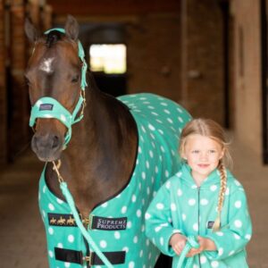 Supreme Products Dotty Fleece Headcollar & Rope
