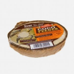 Suet To Go Mealworm Coconut Feeder