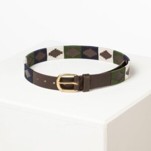 Rydale Polo Belt Askwith Brown/ Khaki/ Navy