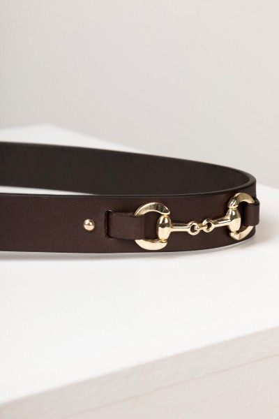 Rydale Ladies Snaffle Belt Waxy Brown - Image 3