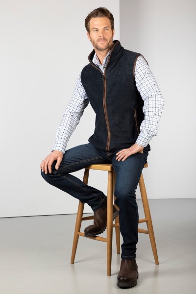 Rydale Men's Premium Fleece Waistcoat Huggate Ink - Image 4
