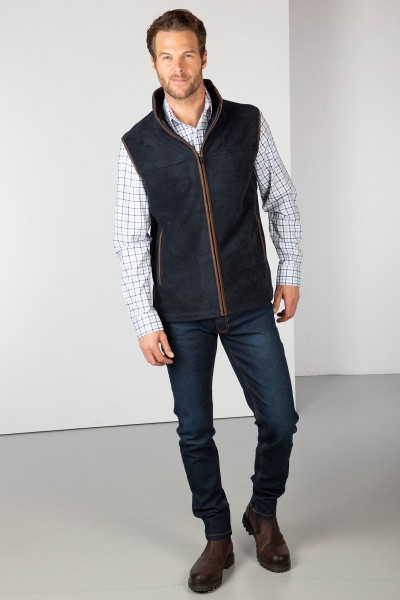 Rydale Men's Premium Fleece Waistcoat Huggate Ink - Image 5