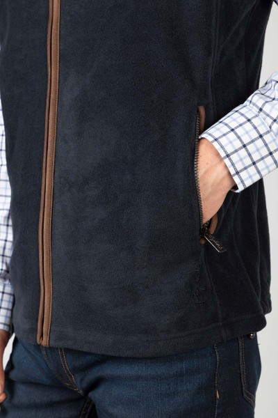 Rydale Men's Premium Fleece Waistcoat Huggate Ink - Image 7
