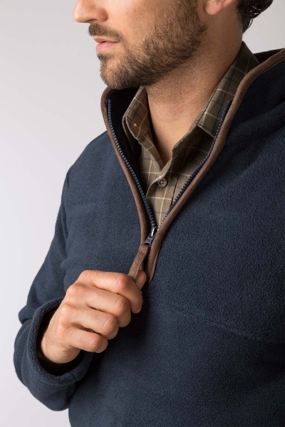 Rydale Men's Overhead Fleece Huggate- Ink - Image 5