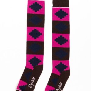 Rydale Ladies Polo Knee Length Socks Dark Brown