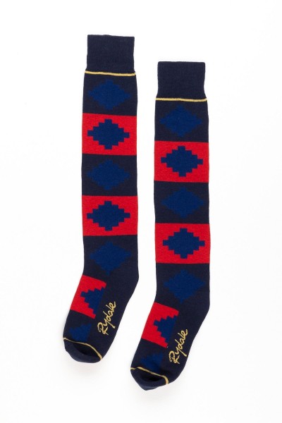 Rydale Ladies Polo Knee Length Socks Navy