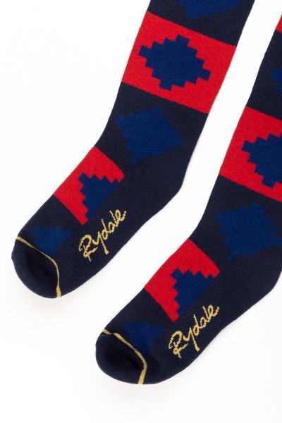 Rydale Ladies Polo Knee Length Socks Navy - Image 4