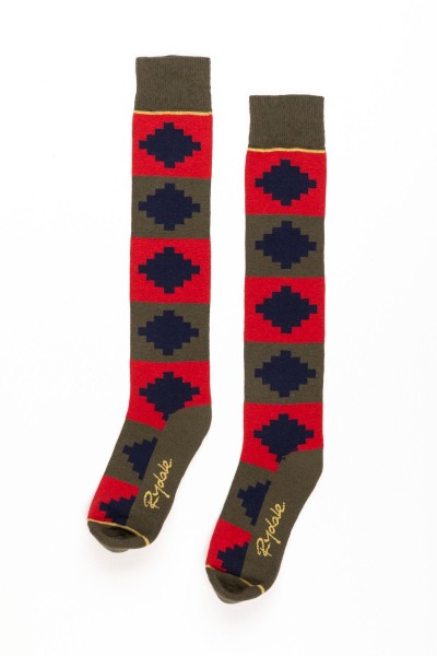 Rydale Ladies Polo Knee Length Socks Olive