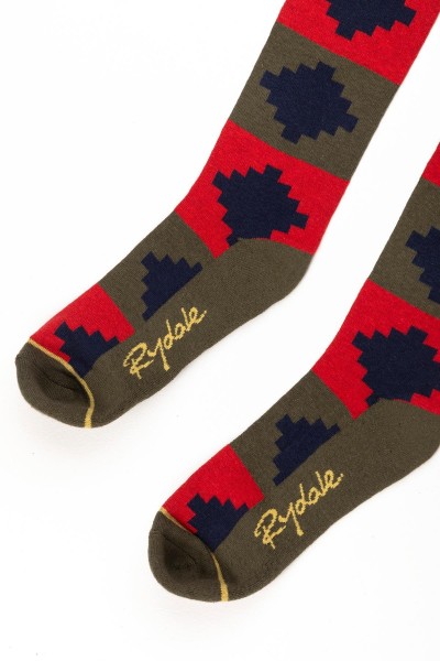 Rydale Ladies Polo Knee Length Socks Olive - Image 4