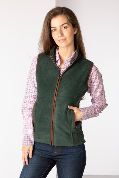 Rydale Ladies Premium Fleece Waistcoat Huggate Forest