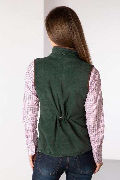 Rydale Ladies Premium Fleece Waistcoat Huggate Forest - Image 3