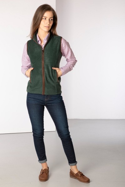 Rydale Ladies Premium Fleece Waistcoat Huggate Forest - Image 4