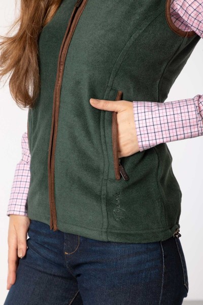 Rydale Ladies Premium Fleece Waistcoat Huggate Forest - Image 5