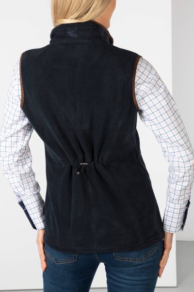 Rydale Ladies Premium Fleece Waistcoat Huggate Ink - Image 3