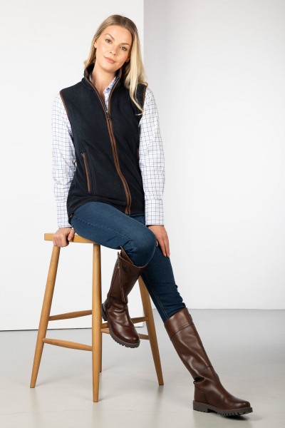 Rydale Ladies Premium Fleece Waistcoat Huggate Ink - Image 4