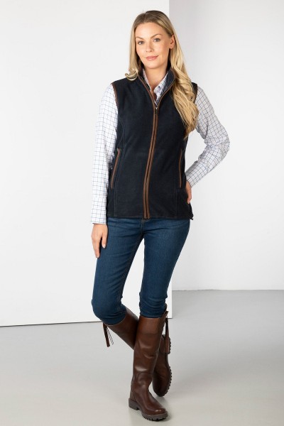 Rydale Ladies Premium Fleece Waistcoat Huggate Ink - Image 5
