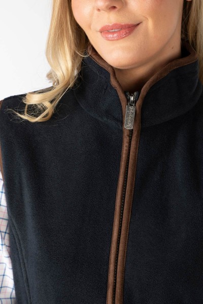 Rydale Ladies Premium Fleece Waistcoat Huggate Ink - Image 7
