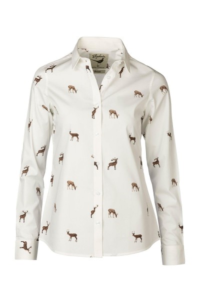 Rydale Ladies Printed Shirt Wistow II Deer - Image 6