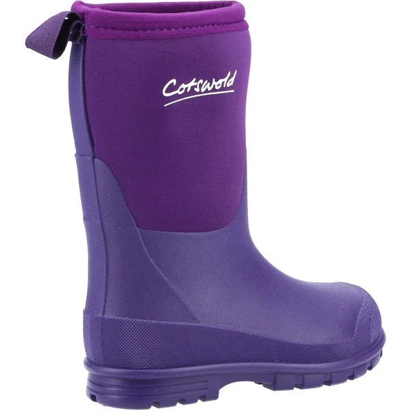 Cotswold Junior Hilly Neoprene Boots Purple - Image 3