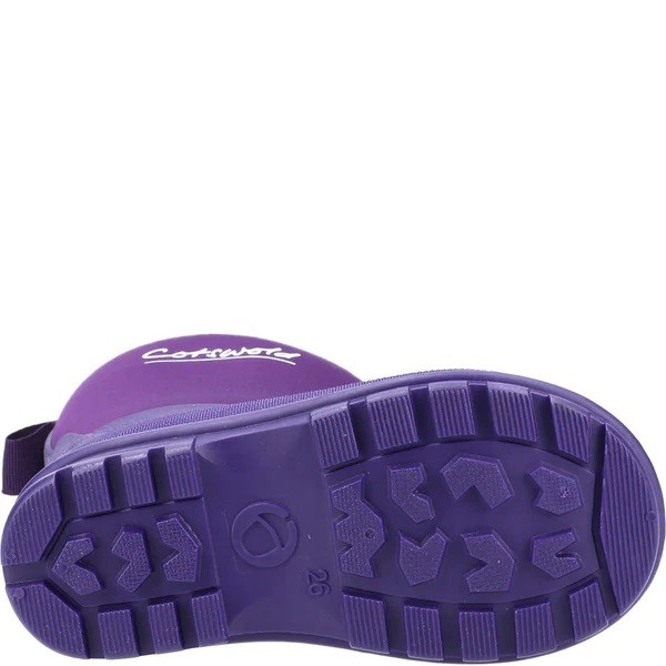 Cotswold Junior Hilly Neoprene Boots Purple - Image 4