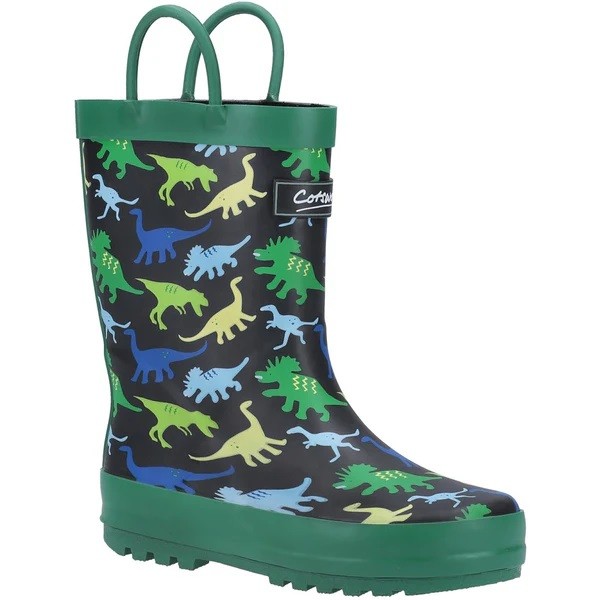 Cotswold Sprinkle Dinosaur Junior Wellingtons