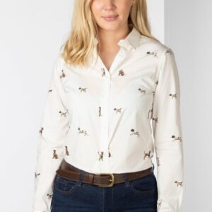 Rydale Ladies Printed Shirt Wistow II Country Dog