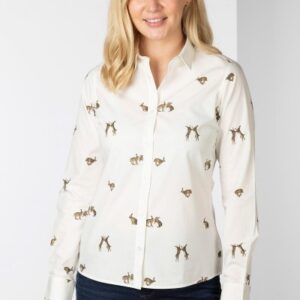 Rydale Ladies Printed Shirt Wistow II Hare
