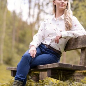 Rydale Ladies Printed Shirt Wistow II Pheasant