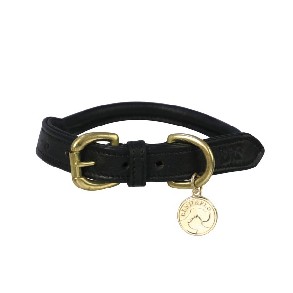 Benji & Flo Superior Rolled Leather Dog Collar