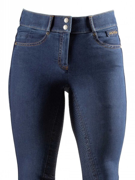 Agaso Denim Breeches- Blue - Image 4