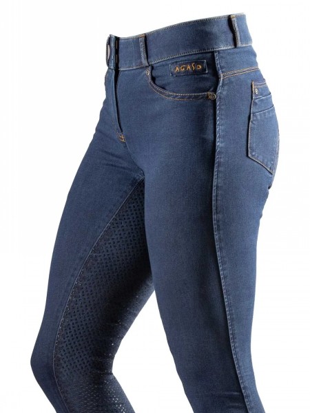 Agaso Denim Breeches- Blue