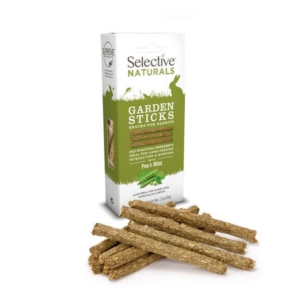 Selective Naturals Garden Sticks for Rabbits Pea &Mint
