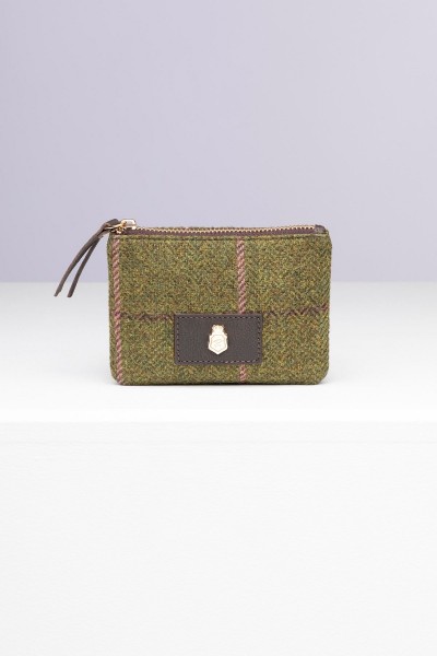 Rydale Ladies Tweed Coin Purse Helmsley Dark Green