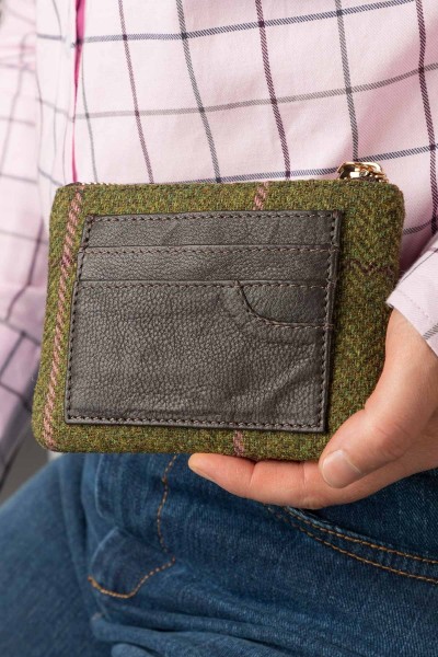 Rydale Ladies Tweed Coin Purse Helmsley Dark Green - Image 4
