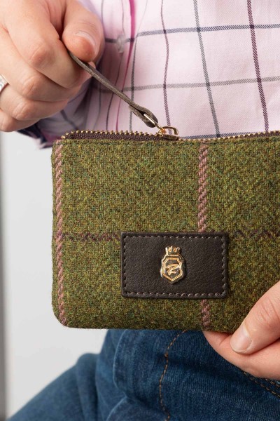 Rydale Ladies Tweed Coin Purse Helmsley Dark Green - Image 6