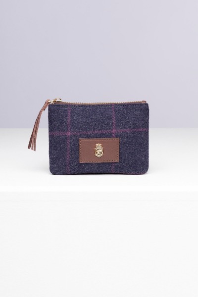 Rydale Ladies Tweed Coin Purse Helmsley Navy