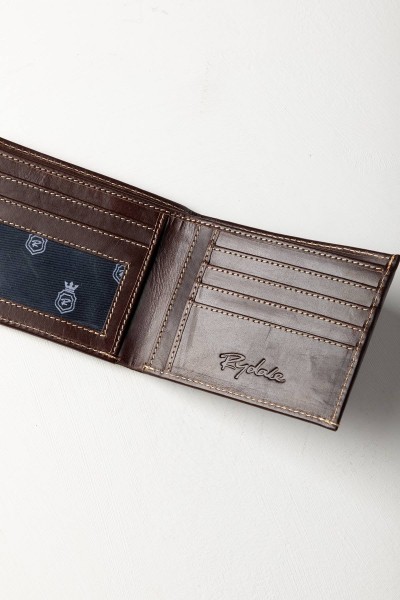 Rydale Men's Canvas Bifold Wallet Sledmere Brown - Image 4