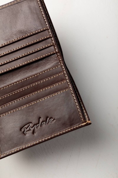 Rydale Men's Leather Card Holder Wallet Sledmere Brown - Image 5