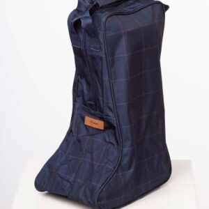 Rydale Wellington Boot Bag Navy Tweed