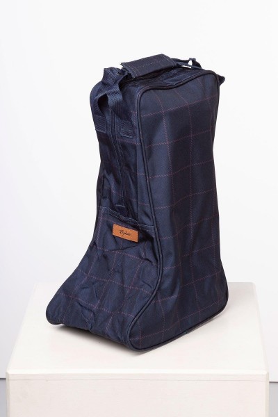 Rydale Wellington Boot Bag Navy Tweed