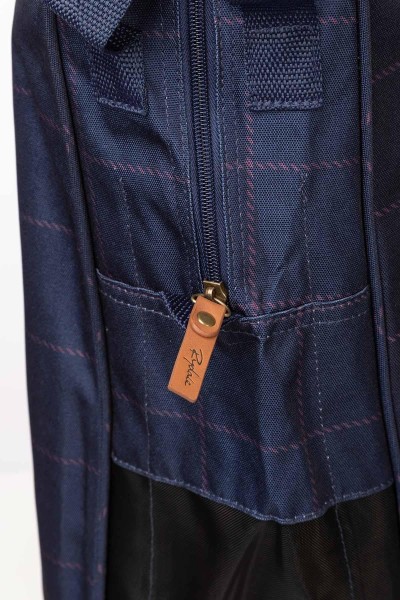 Rydale Wellington Boot Bag Navy Tweed - Image 3