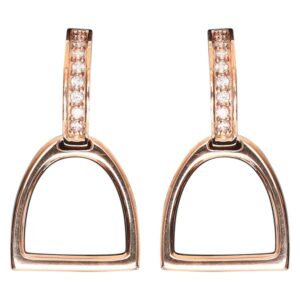 HV Polo Lotta Stirrup Earrings Rose Gold